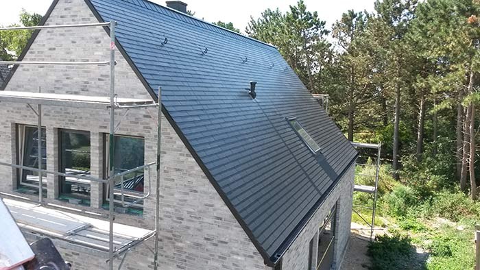 Steildach mit neuer Dachdeckung